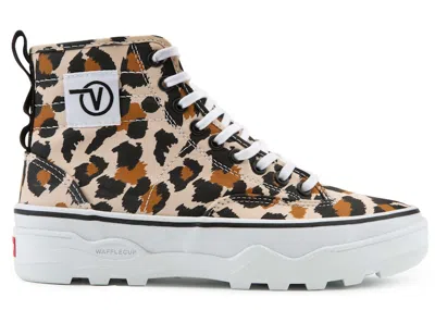 Pre-owned Vans Women's  Sentry Wc Sneakers In Leopard/white In Multi