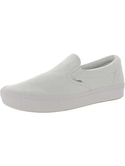 Vans Womens Canvas Low-top Skate Shoes In White