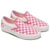 Vans Classic Slip On Sneakers Checkerboard Rhinestone Red In Red