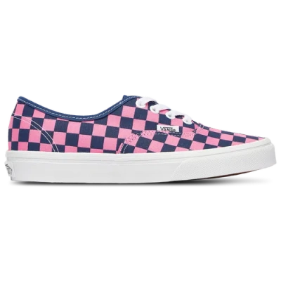 Vans Womens  Omu Authentic Checkerboard In Blue