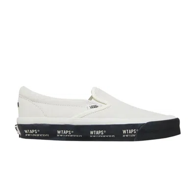 Pre-owned Vans Wtaps X Classic Slip-on Lx 'white Black'