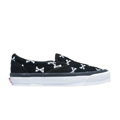 Pre-owned Vans Wtaps X Og Classic Slip-on Lx 'bones - Black'