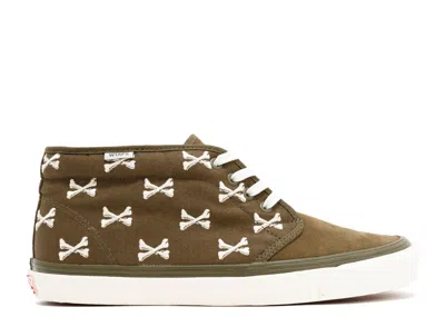 Vans Wtaps X  Og Chukka Boot Lx 'bones' In Green