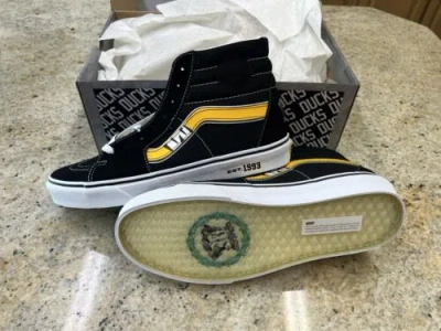 Pre-owned Vans X Anaheim Ducks Collab Nhl In Hand - Ready To Ship Black 30th Anniversary