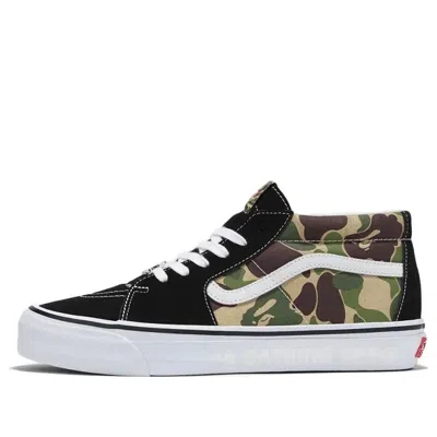 Vans X Bape Sk-8 Mid 'camo' In Multi