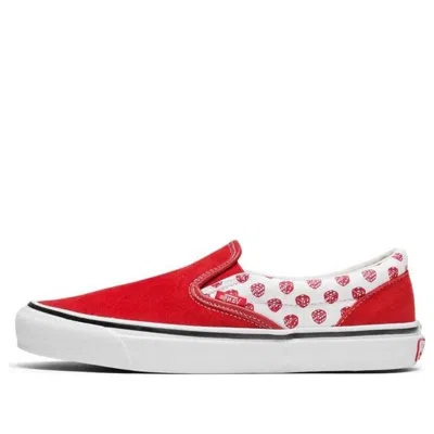 Vans X Bodega Slip-on Lx 'dice' In Red