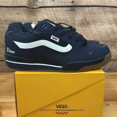 Pre-owned Vans X Dime X Rowley Xlt Navy Vn000cmwnvy Size Us 8 8.5 9 9.5 10 10.5 11.5 Men's In Blue