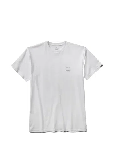 Vans X Disney Logo-print T-shirt In White
