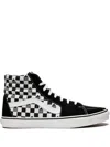 Vans X Dover Street Market Sk8-hi "check" Sneakers In Black