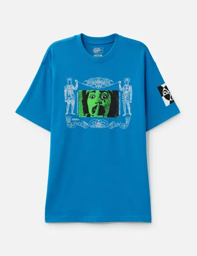 Vans X Ed Davis Short Sleeve T-shirt In Blue