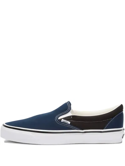 Vans X Engineered Garments Otw Classic Slip-on 98 Contrast Panel Sneakers In Blue