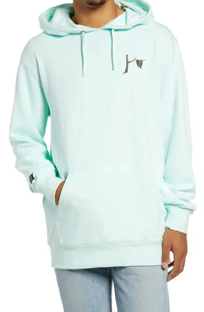 Vans X Moma Salvador Dali Hoodie Mens Aqua Graphic Print Cotton Jzz 3 In Multi