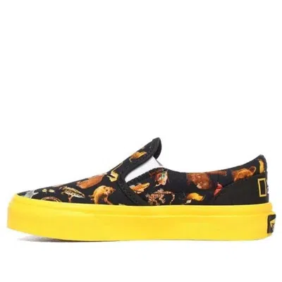 Vans X National Geographic Classic Slip-on Kids Black
