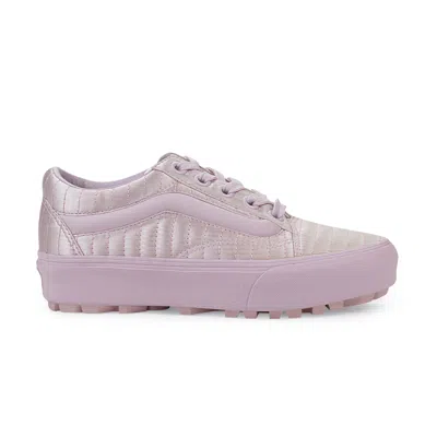 Vans X Opening Ceremony X O C Lilac Snow Padded Old Skool Lug Platform Sneaker In Purple