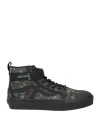 Vans X Raeburn Woman Sneakers Military Green Size 5.5 Textile Fibers In Green