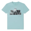 Vans X Ray Barbee X Leica Crossover Printing Sports Round Neck Short Sleeve Couple Style Light Blue