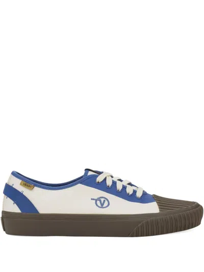 VANS X TAKA HAYASHI AUTHENTIC ONE PIECE "BROWN/WHITE /BLUE" SNEAKERS