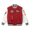 Vans X The Monsters Baseball Jacket 'white Red'