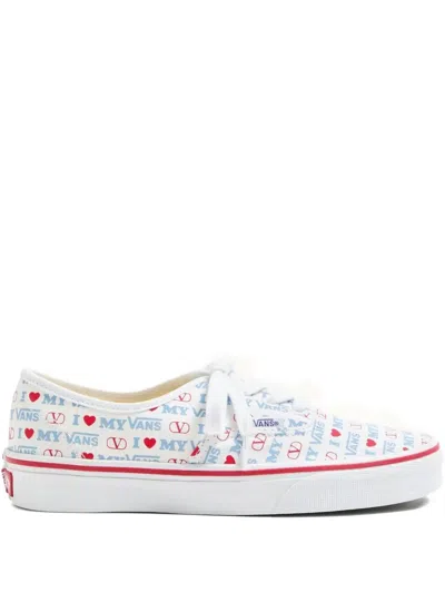 Vans X Valentino Logo-print Sneakers In Multi