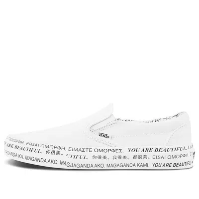Vans X We Are Beautiful Classic Slip-on 'white Black'