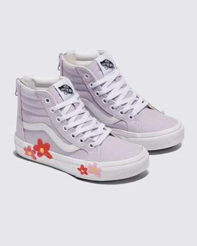 Vans Kids' Youth  Sk8-hi Reissue V Vn000cpuuui Sneakers Purple Suede Shoes Ver887