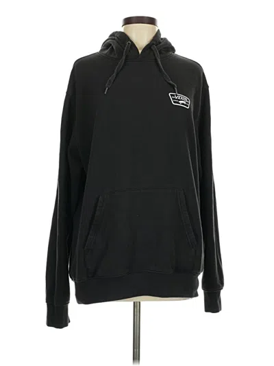 Pre-owned Vans Zip Up Hoodie In Black