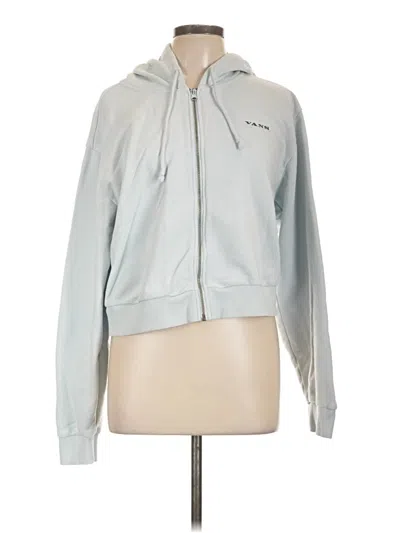 Pre-owned Vans Zip Up Hoodie In Blue