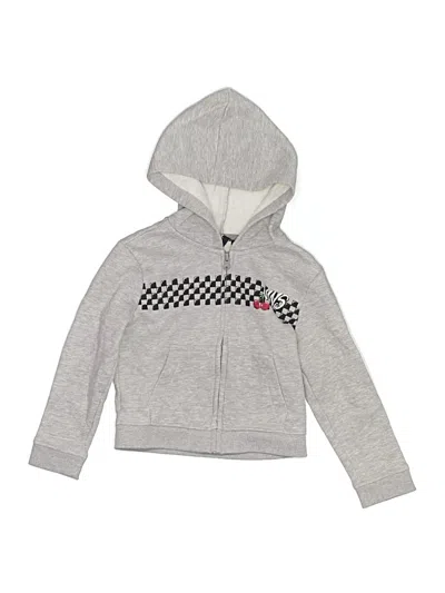 Pre-owned Vans Kids' Zip Up Hoodie In Silver