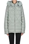 Vantita' Quilted Eco-friendly Down Jacket In Green