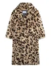 Vaquera Animal-print Coat In Neutral