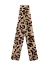 Vaquera Animal-print Scarf In Brown