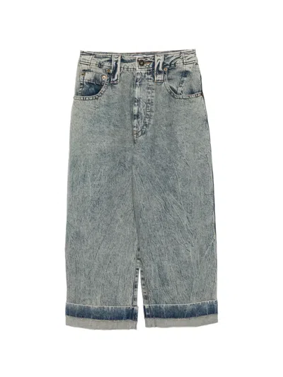 Vaquera Women Baby Jeans Woven In Blue