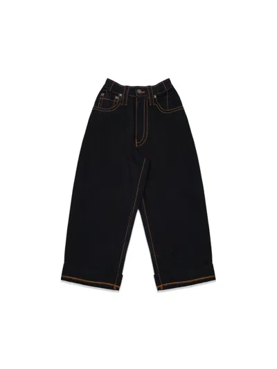 Vaquera Baby Jeans Woven In Yellow