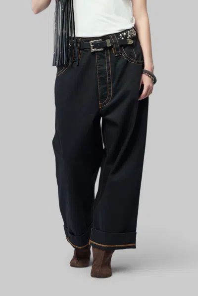Vaquera Baby Barrel Jeans In Black