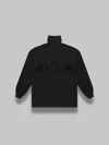 Vaquera Balcony Bra Turtleneck T-shirt In Black