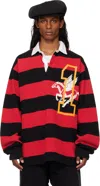 Vaquera Women Rugby Polo Shirt Red