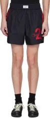 Vaquera Womens Snap Shorts Woven Black
