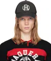 Vaquera Black Baseball Cap In Faded Black