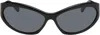 Vaquera Black Cat-eye Sunglasses
