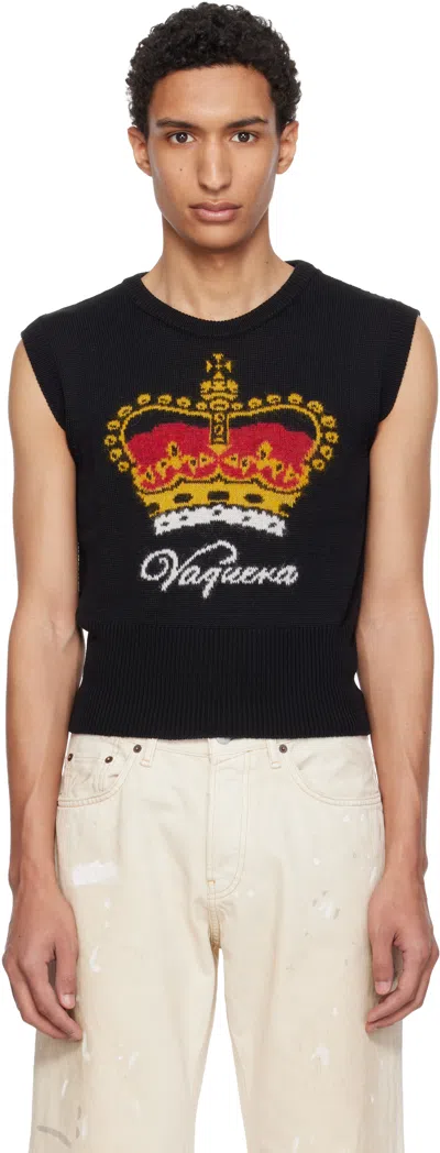 Vaquera Black Crown Vest