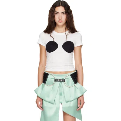 Vaquera Black Fringe Leather Belt In Black 1