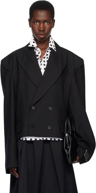 Vaquera Black Slouchy Blazer