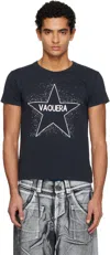 Vaquera Black '' Star T-shirt In Black
