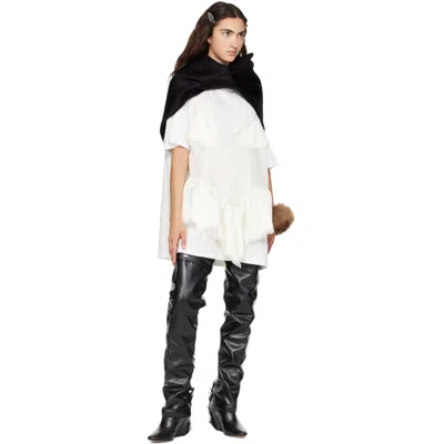 Vaquera Black Woven Triangle Scarf In Black 1