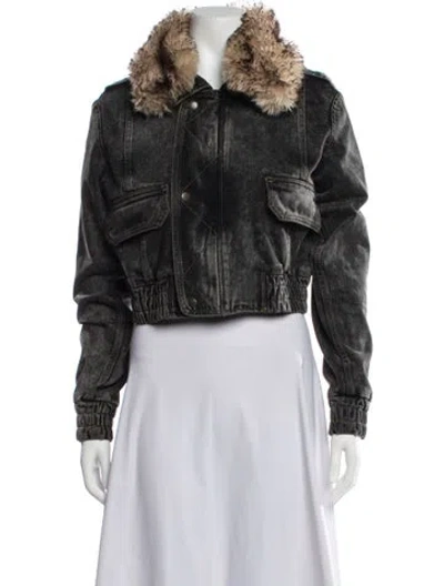 Pre-owned Vaquera Bomber Jacket In Black