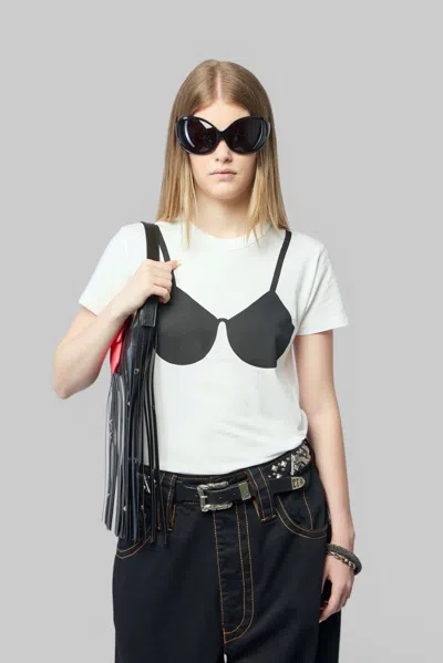 Vaquera Bra T Shirt Knit In White