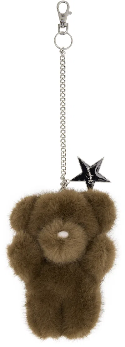 Vaquera Brown Teddy Bear Keychain