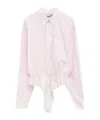 Vaquera Button-up Bodysuit In Pink