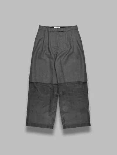 Vaquera Chopped Trousers In Gray