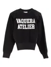 Vaquera Cotton Sweatshirt In Black